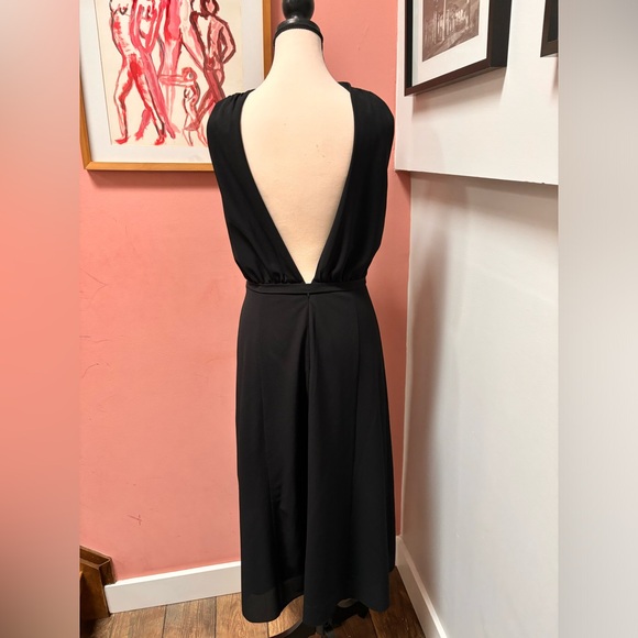 Black Wilfred midi dress backless size 6 - Picture 3 of 4